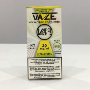 VAZE Ultra Lemon - Cartouche cigarette électroniques à Bordeaux