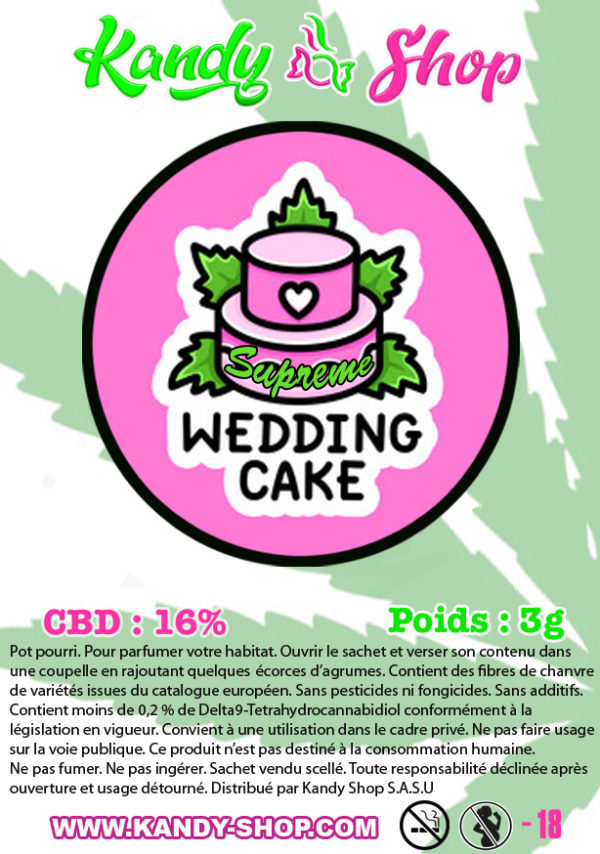 fleur cbd wedding cake kandy shop