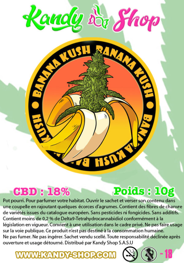 kandy shop fleur cbd banana kush