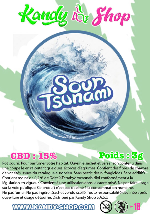 kandy shop fleur cbd sour tsunami